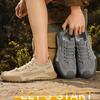 Men's Breathable Versatile Casual Mesh Shoes with Soft Sole and Hollow Round Toe for Outdoor Sports and Casual Wear