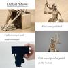 1 Stück Harz Lady Justice Statue Figur Dekorative Buchstützen Heimdekoration Römische Göttin Skulptur Geschenke Am besten für Anwälte und Recht
