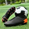 Year of the Dragon New Women's Football Shoes Broken Nails Men's High-top Mandarin Duck Long Nails Adult Game Training Sports Football Shoes