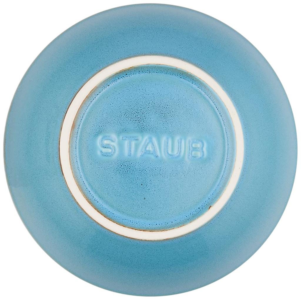 Staub Turquoise Ceramic Bowl Microwave Safe Japanese Vintage Colors "Bowl 14cm" [Official Product] 40511-864