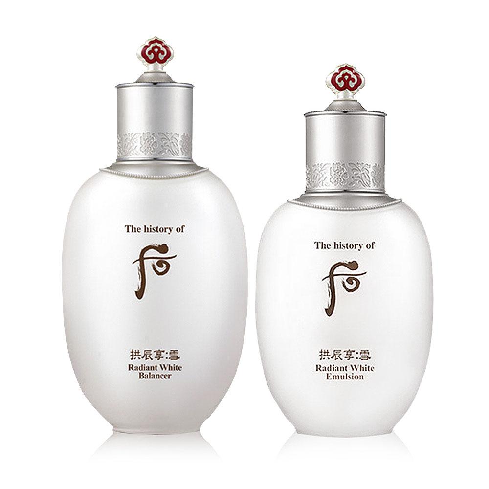 THE WHOO Gongjinhyang Seol Whitening 2-piece Set (Balancer + Lotion)