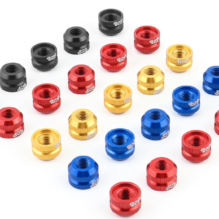 2Pcs Bicyles Inner Tube Valves Nut Replacements for most Mountain Bicyles