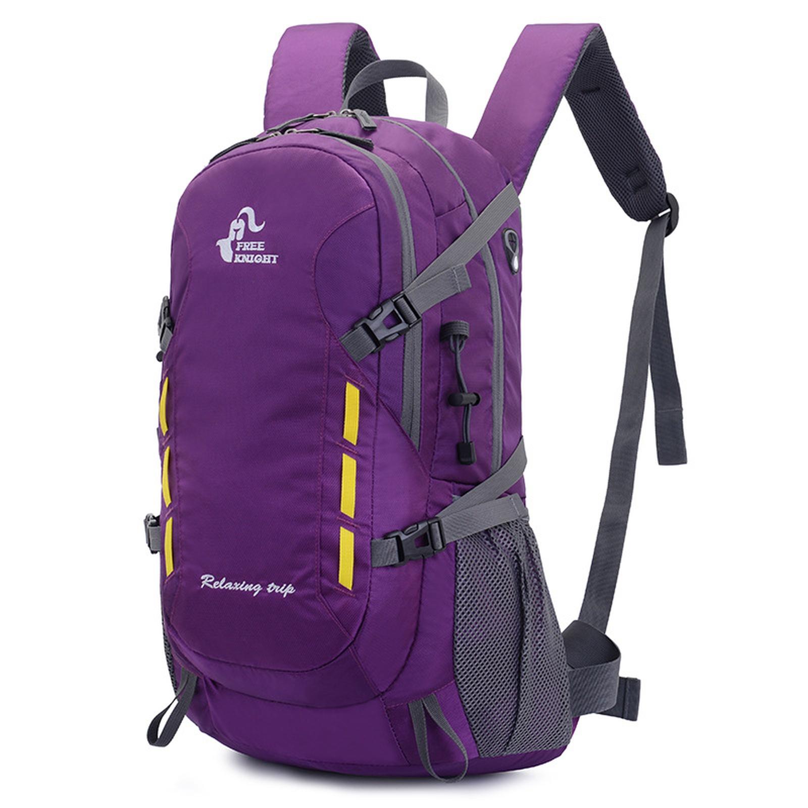 

Водонепроницаемый нейлоновый рюкзак 40 л, сумка для путешествий на открытом воздухе, альпинистский наплечный пакет, треккинговый рюкзак, мужской, женский, легкий One Size