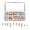 120Pcs M3 Standoff Kit Brass Standard Hex Screw Nut Standoff Kit for Automobiles Electronics