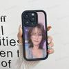 Korean L-Lee Ji Eunes Female Singer For IPhone 17 Pro Max 16 15 14 13 12 11 Plus Black Soft Phone Cover