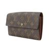 LOUIS VUITTON Pochette Porto Monnet Credit Purse M61725 Brown Monogram canvas Women Used