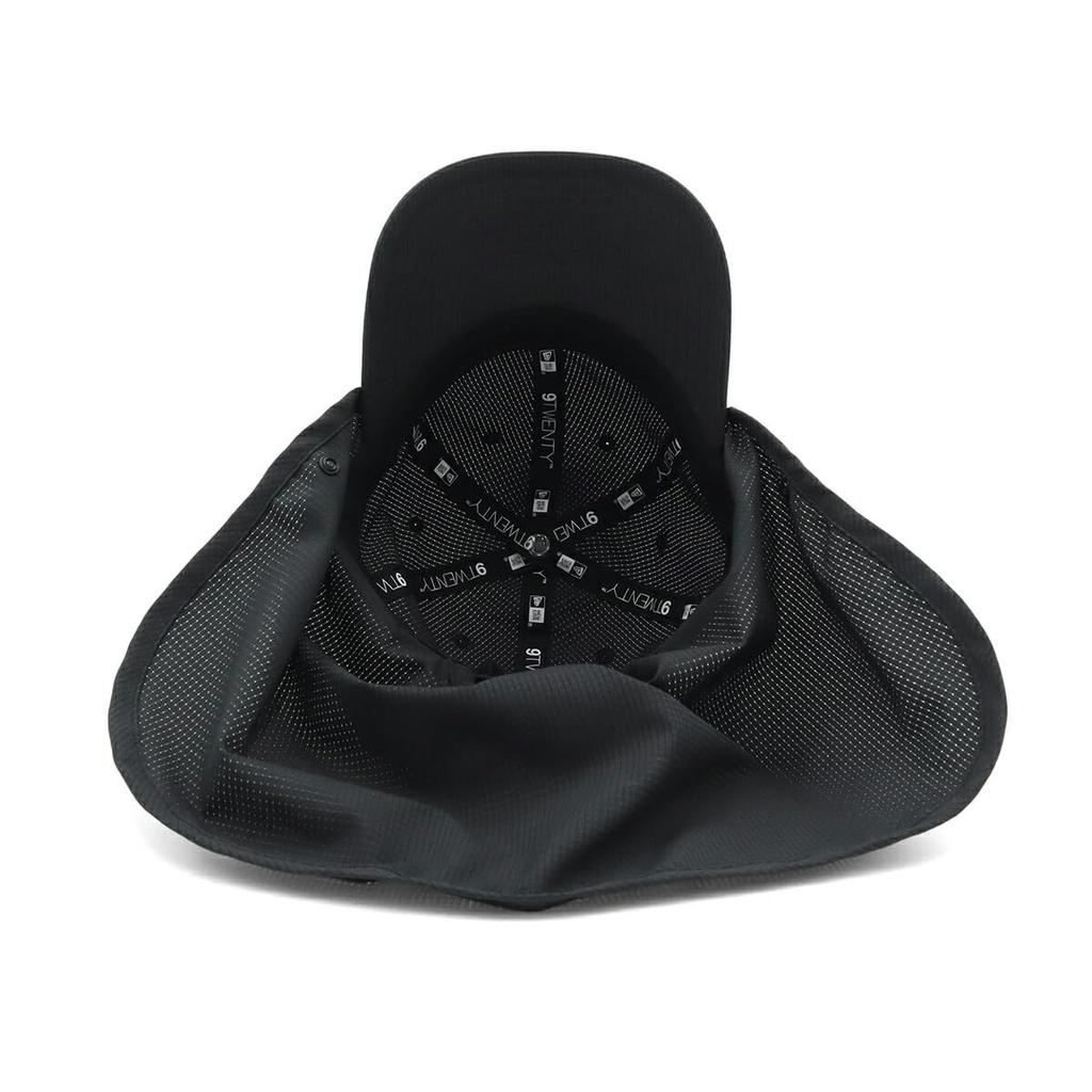 New Era Kids Outdoor Cap Lightweight Water Repellent Sunshade Black YOUTH OD YTH920 SUNSHADE TECH AIR BLK 52-56cm