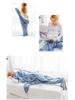 Adult Shark Hoodie Sleeping Bag - Flannel One-Piece Pajamas & Robe