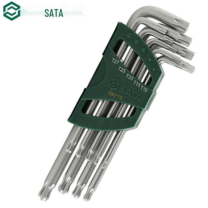 SATA 09715 Extended L-Type Torx Hex Wrench Set