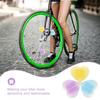 OUNONA Bicycle Wheel Spokes Decorative Heart Cute Character for Adults and Set of Plastic Decorations Accessories, Parts, Shape, Design, Stylish,