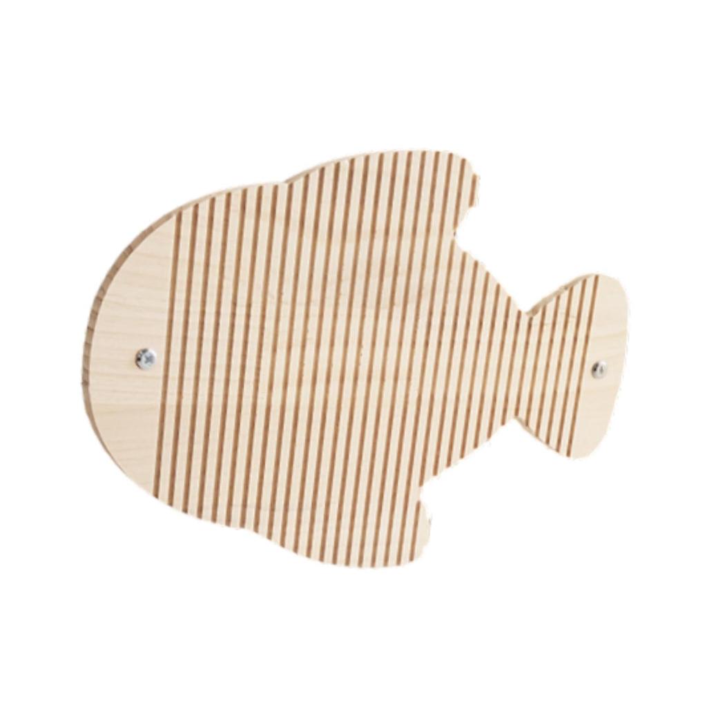 Rabbit Scratching Board Grinding Claw Pad Rabbit Toys Wooden Mat Playing Scratching Pad for Small Animals Supplies Hamster