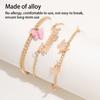 3 Pieces Fashion Anklets Foot Jewelry Sandals Barefoot Decorations Fashionable Women Accessories Adorable Alloy Jewelries