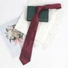 Men's Luxury Burgundy 8CM Jacquard Ties for Mens Necktie Paisley Groom Neck Tie Formal Business Wedding Party Tie Accessories