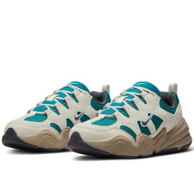 Tech Hera Women's Sneakers Light Orewood Brown/Geode Teal, Chunky Retro Style, 25.0cm. Authentic Japan Edition. Model DR9761-110
