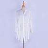 Cubierta de traje de baño para mujer Vestido de playa Túnica de algodón Blanca Botones Camisa casual de verano Ropa de baño