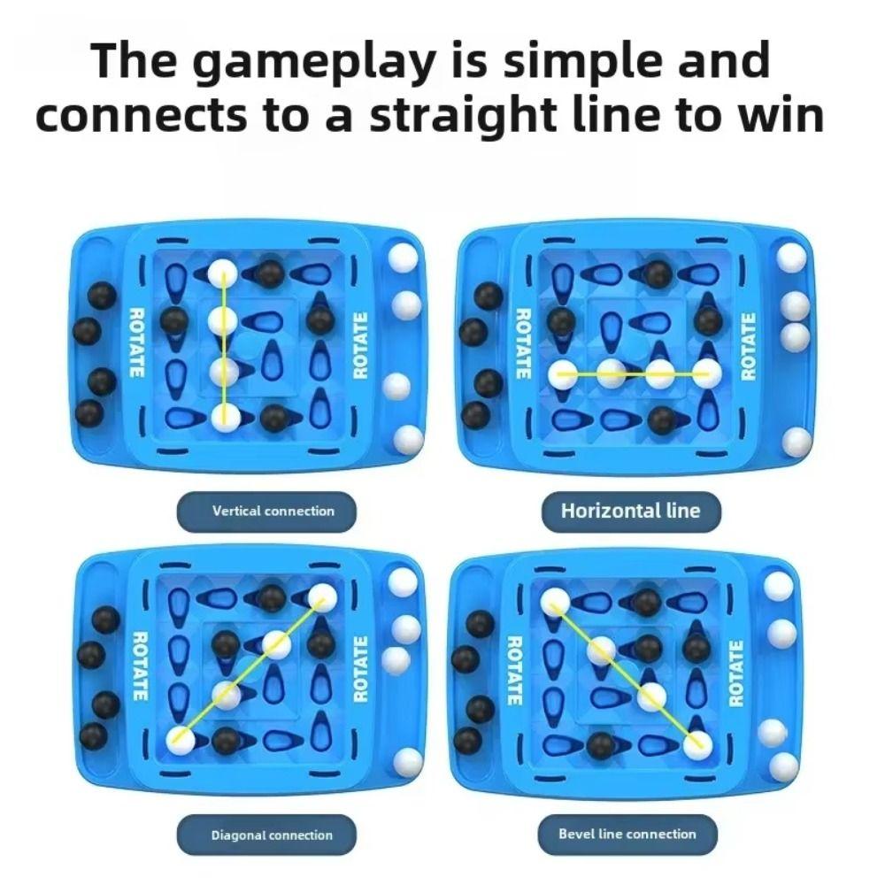 Interactive Orbit Logic Board Game Fast Strategy Track Logic Chess Four In A Row Game 2 Player