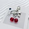 Fashionable Cherrys Bag Charm Keychain for Women with Sturdy Alloy Materials Designs for Purses Handbags Backpacks