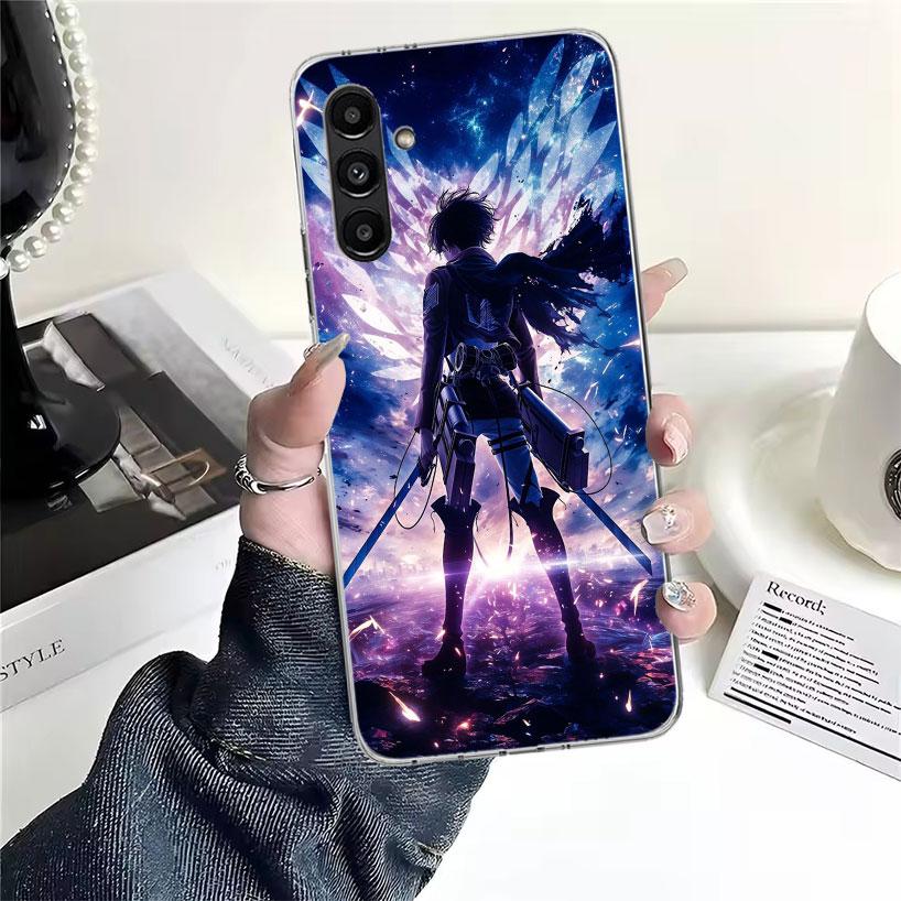 A-Attack on T-Titan Levi Phone Case For Samsung Galaxy A13 A14 A15 A16 A17 A53 A54 A55 A56 A57 A33 A34 A35 A36 A37 A23 A24 A25 A
