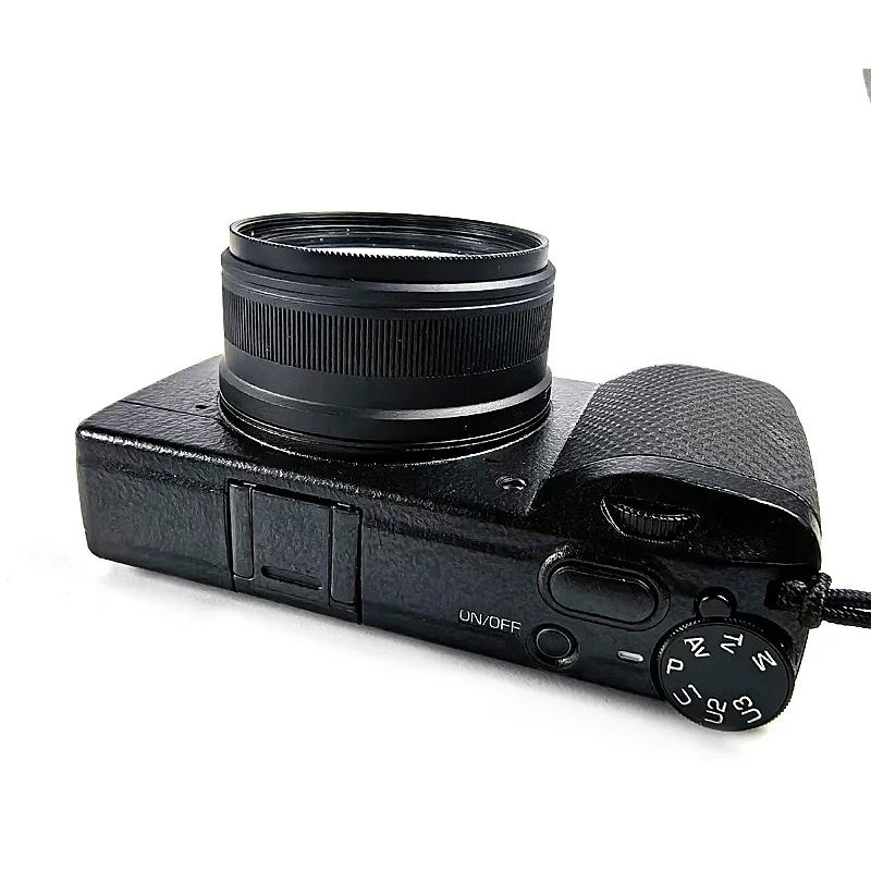 Metal Square Lens Hood Lens Shade for Ricoh GR III GR IIIX GR3 GR3x  Support Standard Filters