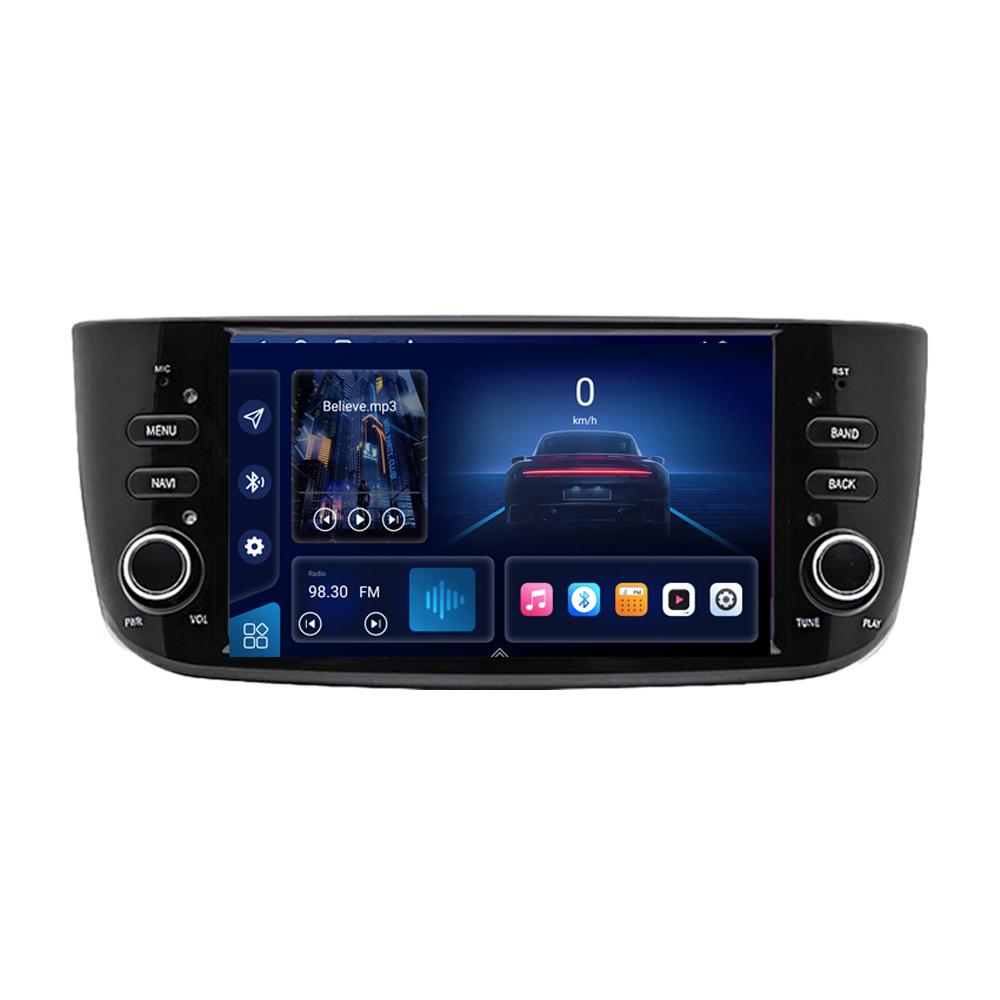 Cross 7-inch Car Navigation with Bluetooth and CarPlay for Fiat Punto/Linea.