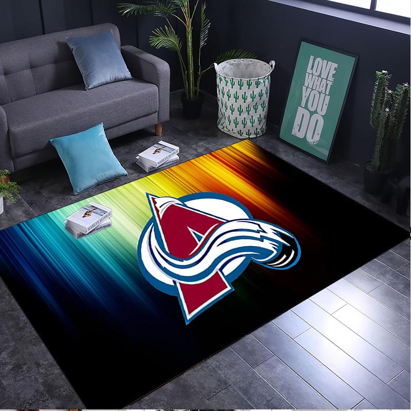 Colorado Avalanche Rug Area rug for Livingroom, Bedroom, Palyroom, Chair Rug, Office Rug, Floor mat, Large Size Fan Christmas Birthday gift