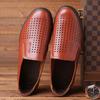 Fashion Men's Hollow Casual Shoes Breathable Walking Shoes 2024 Summer Slip on Loafers Man Comfortable Platform Sandals Zapatos Hombre