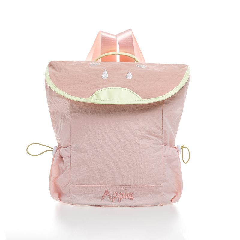 Schoolbag New Kids Summer Travel Boys Girls Backpack Girls Dopamine Cute Fruit Travel Ultra Light Backpack