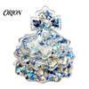 Soft Tree Squeeze Toys Christmas Stress Relief Toy, Slow Rebound Xmas Handheld Decompression Tools Clear Sensory Fidget Toy with Glitter for