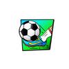 Waterproof Soccer Enamel Pin Badges, Cute Cartoon Football Brooches for Clothing Accessories