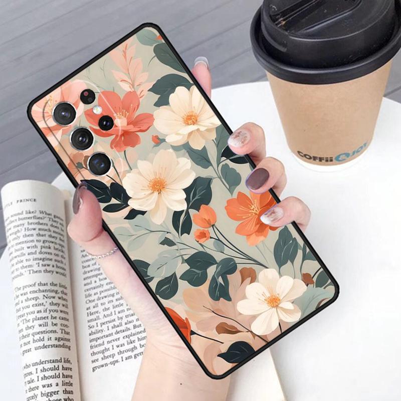 Watercolor flower phone case Cover For Samsung Galaxy S24 S25 Ultra S21 S22 Ultra S10E Note 10 Plus Note 20 FE S23