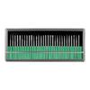 30pc Black Box Set 3mm Shank Diameter Electroplated Diamond Grinding Heads for Polishing