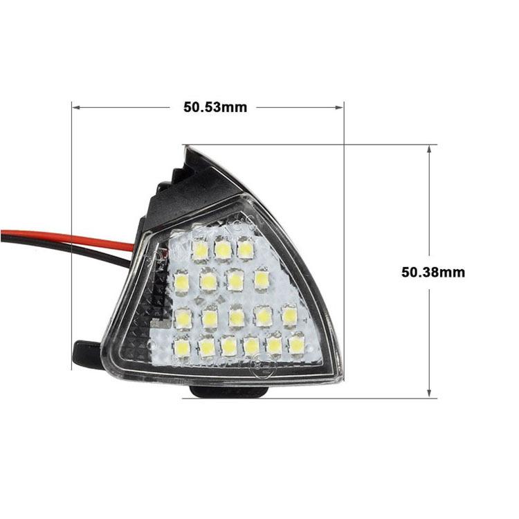 Paar 18-SMD LED Pfützenlichter Willkommenslampen für VW Golf MK5 G-TI 5 Je-tta MK5 Passat B5.5 B6 Golf 5 Variante