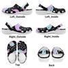 Graphic Print EVA Clogs Unisex Flexible Lightweight Slip On Casual Footwear Lightweight Summer Sandals Indoor Outdoor Wear