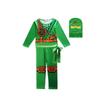 Ninjago Kids Kai Jay Cosplay Glove Hat Jumpsuit Set Halloween Clothes Party