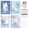 Creative Cute Cartoon A5 Loose-leaf Student Lined Notebook