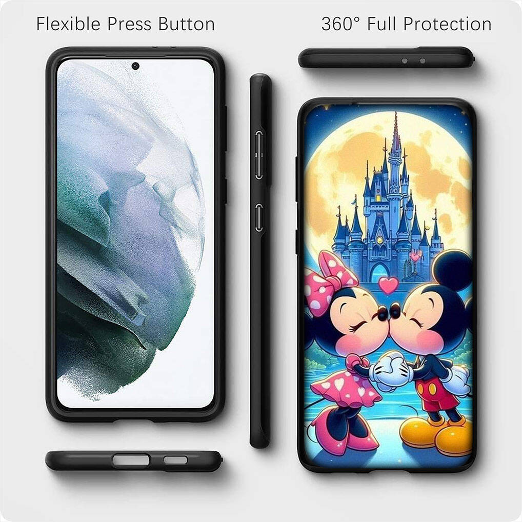 for iPhone 17 16 15 Xiaomi Poco F7 F8 X7 X6 C85 C75 C71 M8 Redmi Note 14 13 12 11 Pro Max 14C 13C 15C A3 A4 Case Minnie Comics Mickey Cute Mouse Cover