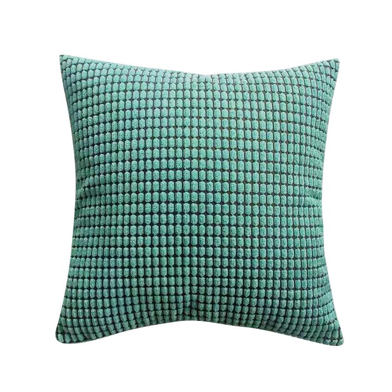 Nordic Corduroy Throw Pillow - Modern Sofa Cushion with Corn Kernel Design