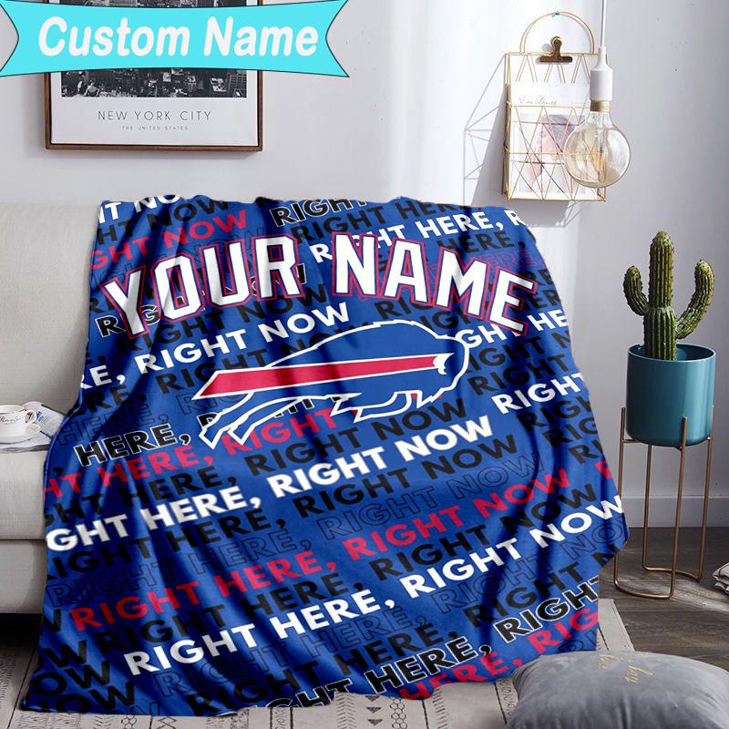 Custom Name Blanket Buffalo basketball Art Blanket Bedding Blanket for Travel, Camping, Living Rooms, Offices, Sofas, Fan Christmas gift