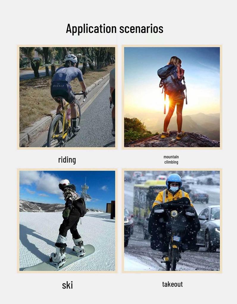 Unisex Winter Skihandschuhe: Touchscreen, Fleecegefüttert, Winddicht & Wasserdicht zum Radfahren