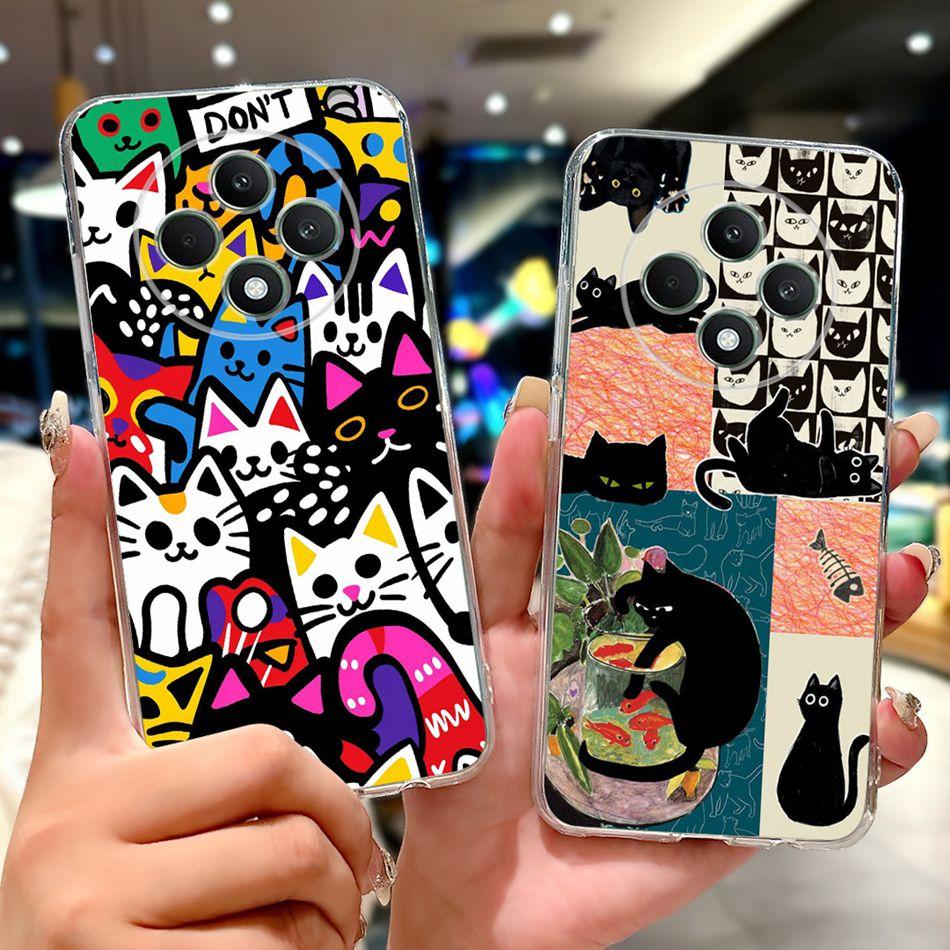 For OPPO Reno12 F CPH2637 Fashion Cool Patter Phone Case For Oppo Reno 12F Reno12 FS 5G Soft Silicone TPU Cases
