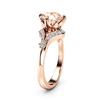 Jewelry Popular Rose Gold Geometric Zircon Ring, Jewelry