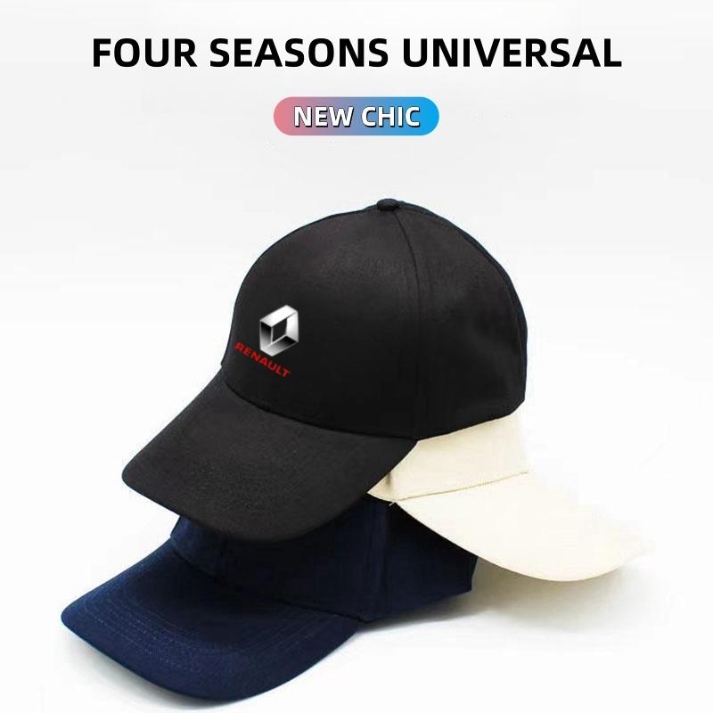 2026 Hot For Renault Hub Caps Fashion Baseball Caps Spring Summer Sport Cap Solid Hip Hop Hat For Renault Megane 2 3 Twingo Clio