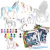 DIY Coloring Unicorn & Pegasus Mythology Toy Set for Kids