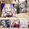 Eri HEISS Japanischer Anime My H-Hero Academia SÜSS Kissenbezug Quadratisches Kissen Schlafzimmer Sofa Freizeit Komfortkissen Heimdekoration
