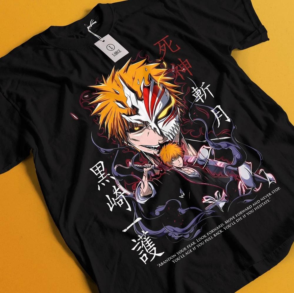 Ichigo Bankai Anime Unisex Tshirt All Size 7