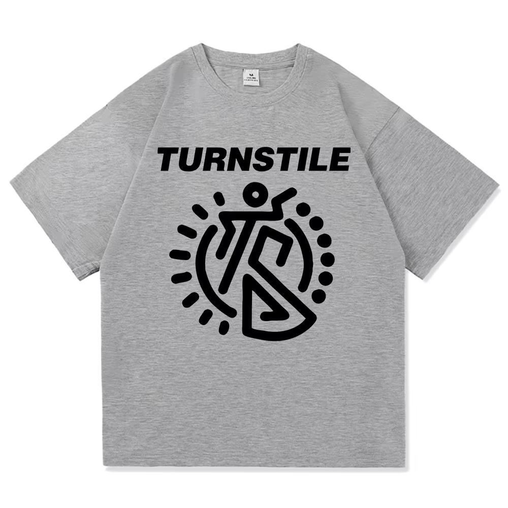 Turnstile Double Rainbow Tshirt 2025 Album Never Enough UnisexUnisex Clothing Harajuku High Quality Clothes Vintage Cotton Tshirts