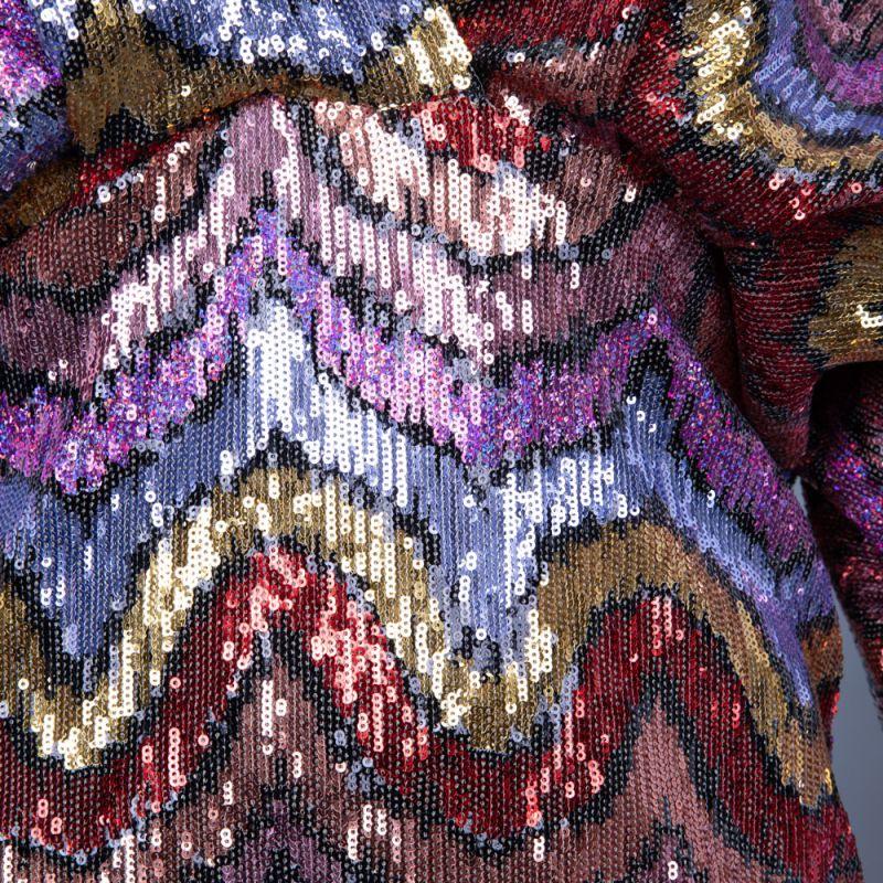 Robe courte loly à sequins col v Femme HOLLY AND JOEY