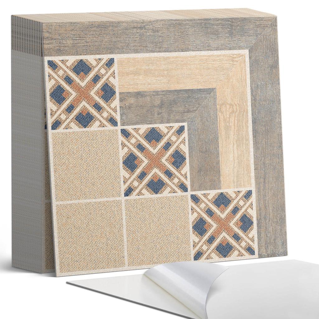 Adhesive Tiles With Graphics For The Hallway Vinyl Geometric Patterns On Tiles 20X20X20 Cm