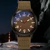 Men Analog Watch Fashion Casual PU Leather Strap Round Face Mineral Glass Easy Reading Quartz Wrist Watch for Indoor Outdoor Activities