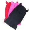 Ox Horn Horns Balaclava Knitted Caps Single Hole Halloween Cotton Hat  Sport Cycling Skiing